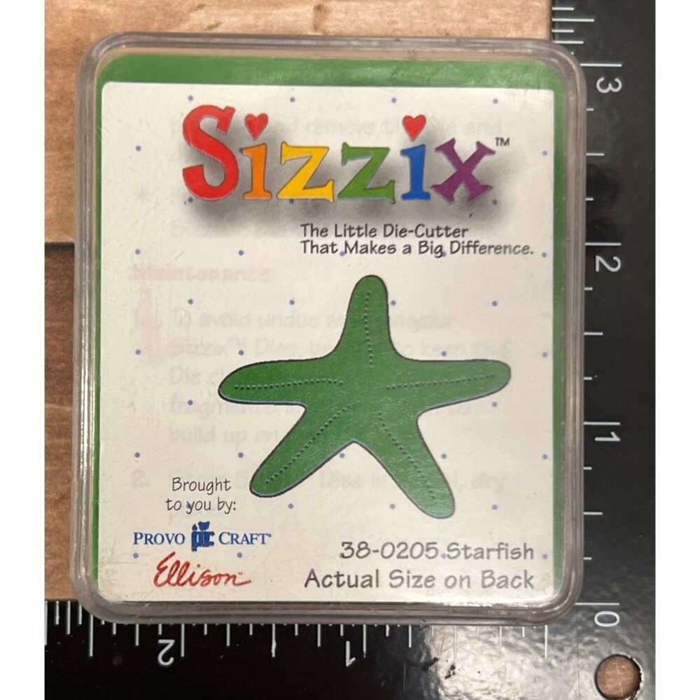 Sizzix 38-0205 Starfish Die Cutter Lightly Used